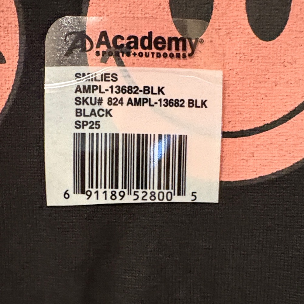 The Academy Brand Black Tee with Colorful Smiley Graphics - Picture 3 of 5